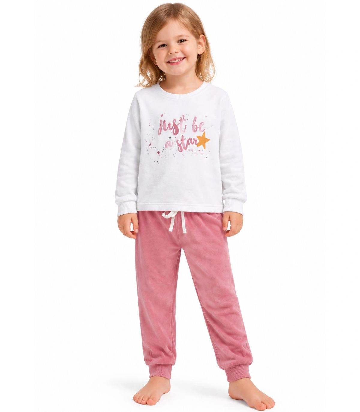 Pijama Niña Rosa Spandex Just Be a Star 262L7321 Tobogan