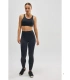 Legging Deportivo Ysabel Mora Negro con Efecto Vientre Plano y Push-Up Malla Compresiva de Tiro Alto y Corte Láser