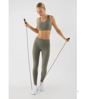 Leggings Deportivos Verdes para Mujer Ysabel Mora Cintura Alta Estilizadora