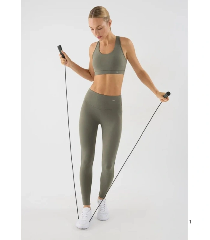 Leggings Deportivos Verdes para Mujer Ysabel Mora Cintura Alta Estilizadora