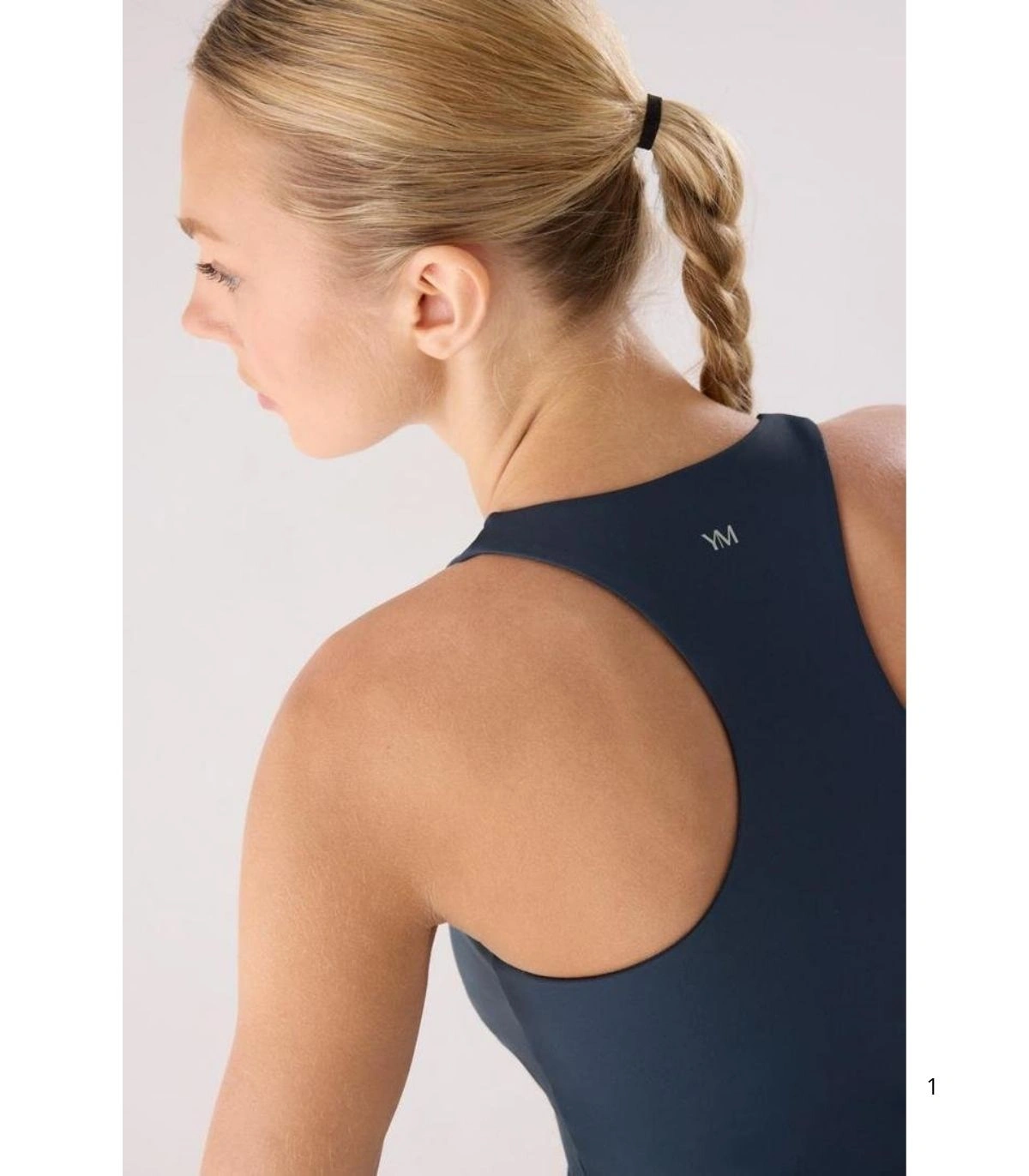 Camiseta Deportiva con Top Integrado Azul  70973 Ysabel Mora