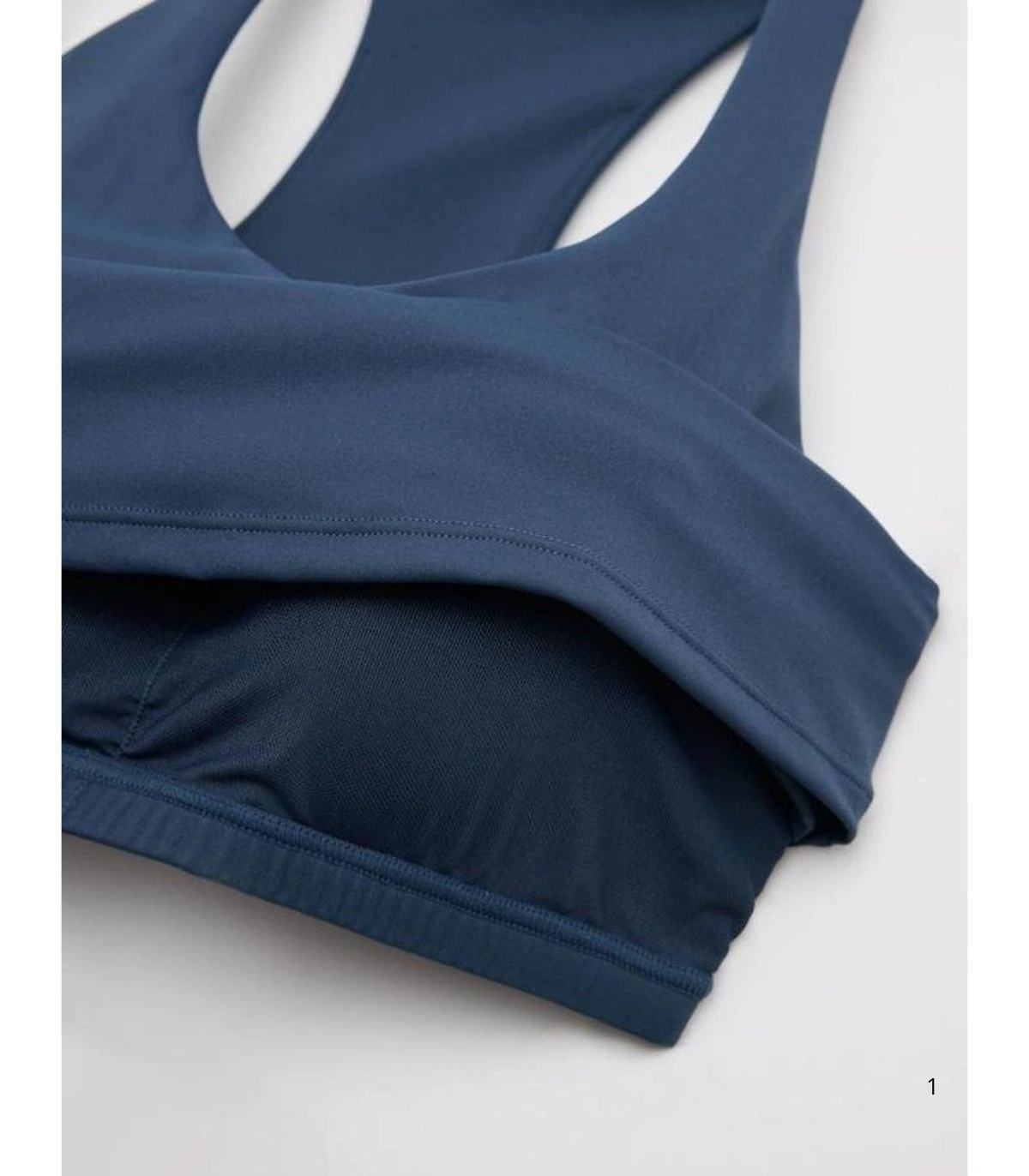 Camiseta Deportiva con Top Integrado Azul  70973 Ysabel Mora