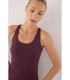 Camiseta Deportiva con Top Integrado Granate 70973 Ysabel Mora