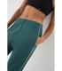 Pantalón Deportivo Jogger de Mujer con Tiro Alto con Bolsillos en Color Verde Ysabel Mora 70983