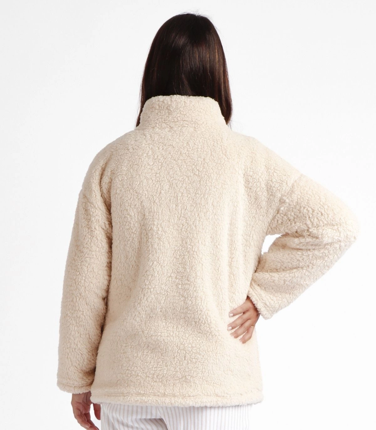Bata Manga Larga Mujer Soft Home Beige Admas Home 57541