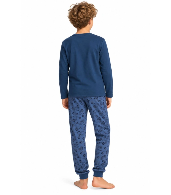 Pijama Niño Peanuts Speed Club Denim Manga Larga 100 % Algodón