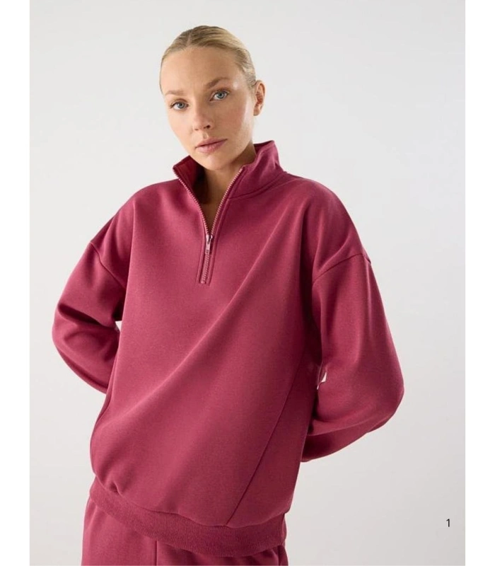 Chándal Deportivo de Mujer Afelpado Color Rosa Ysabel Mora 71000