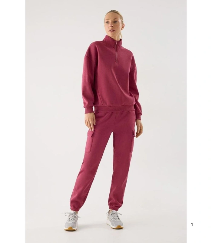 Chándal Deportivo de Mujer Afelpado Color Rosa Ysabel Mora 71000