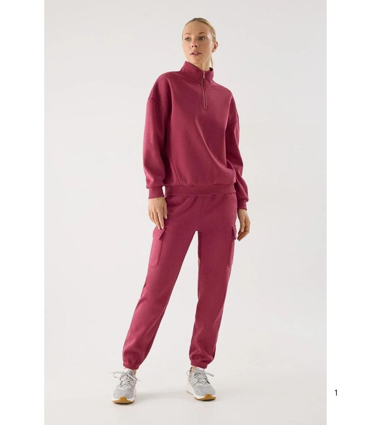 Chándal Deportivo de Mujer Afelpado Color Rosa Ysabel Mora 71000