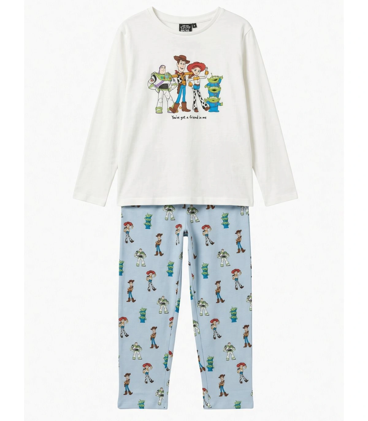 Pijama Niña Toy Story 100% Algodón Manga Larga