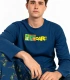 Pijama Hombre Toy Story 100% Algodón Manga Larga Azul