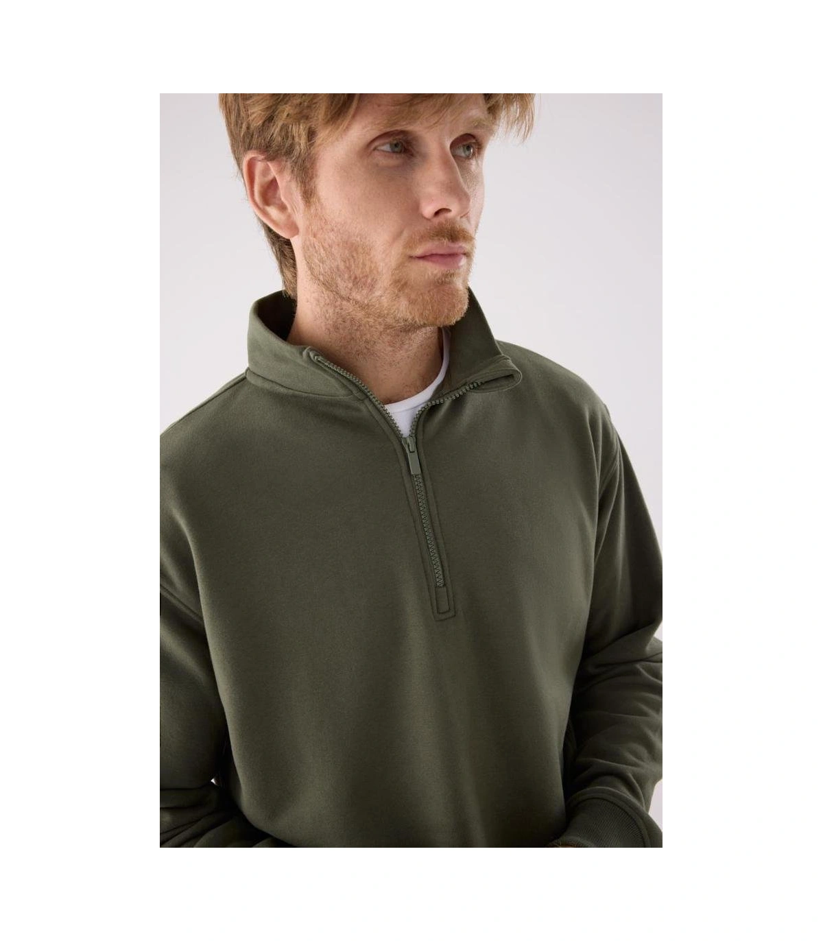 Sudadera Deportiva de Hombre Afelpada Color Verde Ysabel Mora 75001