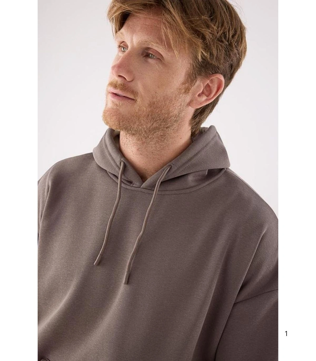 Chándal Deportivo de Hombre Afelpado con Sudadera Pantalón Jogger en Color Marrón Ysabel Mora75003