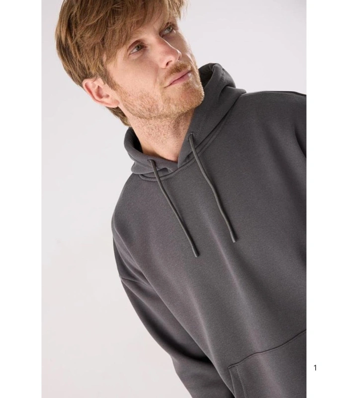 Chándal Deportivo de Hombre Afelpado con Sudadera Pantalón Jogger en Color Marrón Ysabel Mora75003