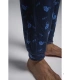 Pijama Largo de Hombre en Terciopelo "Wake Up Dormilón" Muydemi 26450