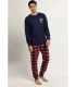 Pijama Hombre Grumpy Disney Manga Larga 100% Algodón