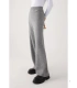 Pantalón Ancho Cálido de Tiro Alto Para Mujer Color Gris Ysabel Mora 70727