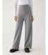 Pantalón Ancho Cálido de Tiro Alto Para Mujer Color Gris Ysabel Mora 70727