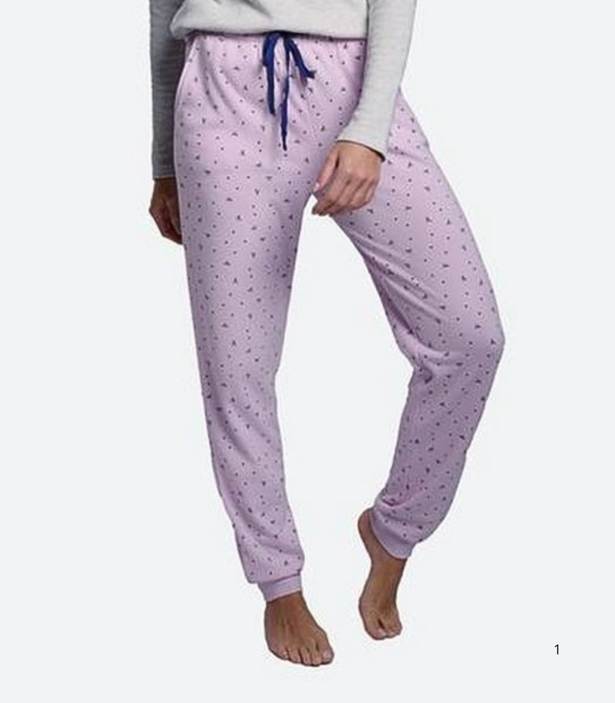 Pijama de Mujer en Tejido Calentito Interlock, Bolsillos y Puños Ysabel Mora Ref. 26227