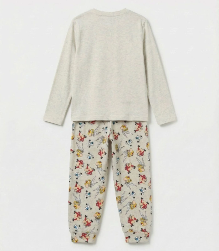 Pijama Niño Astérix y Obélix Manga Larga Algodón