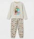 Pijama Niño Astérix y Obélix Manga Larga Algodón