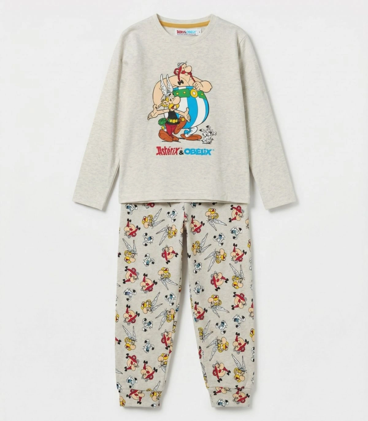 Pijama Niño Astérix y Obélix Manga Larga Algodón