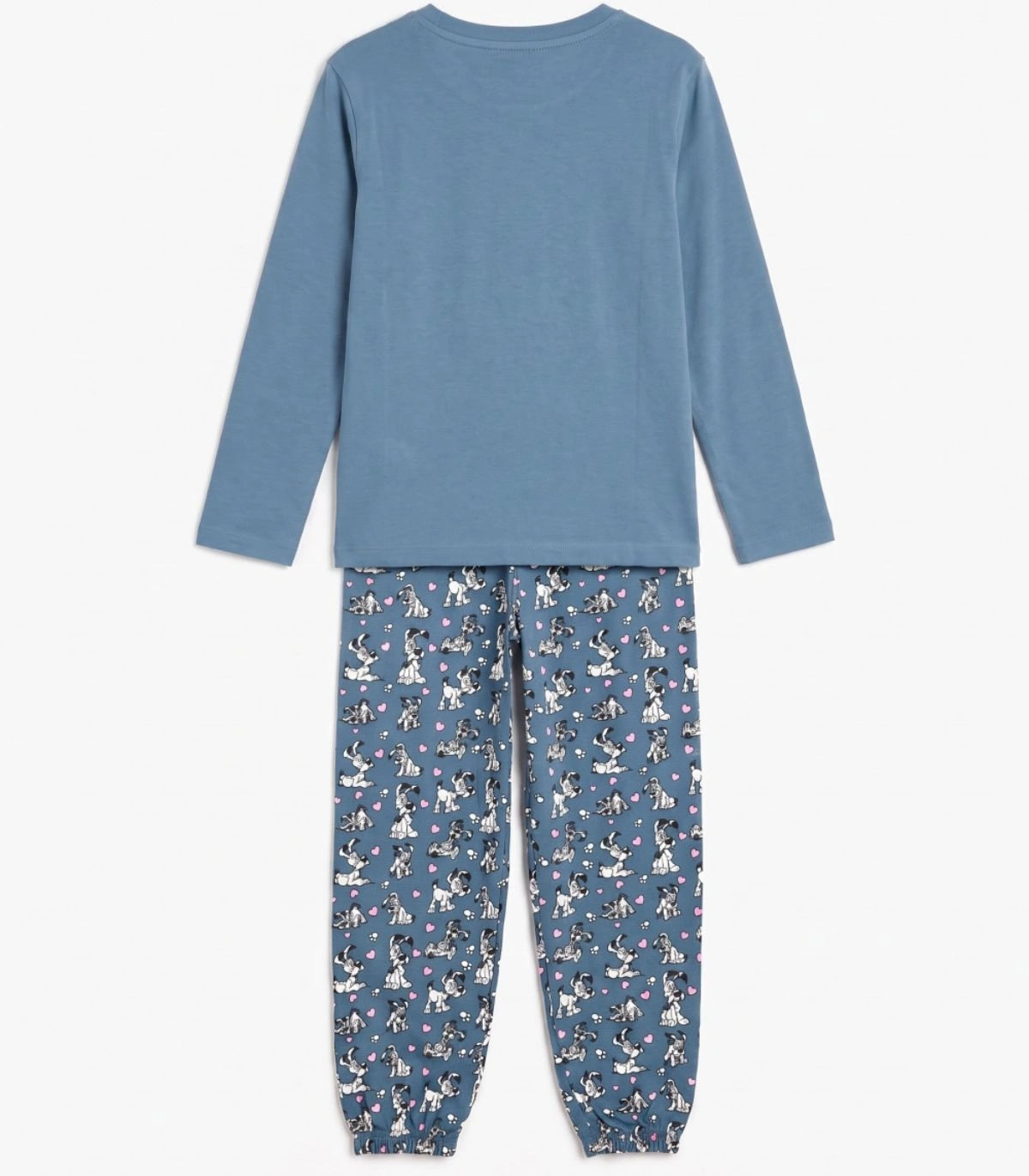 Pijama Niña Astérix Idefix Azul Manga Larga 100% Algodón