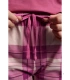 Pijama de Invierno para Mujer con Mensaje "All is possible" y Pantalón de Franela Ysabel Mora 26261