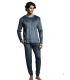 Pijama Largo de Hombre en Terciopelo Ysabel Mora 26409