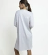 Camisola Mujer Admas Classic Grey Flowers Perla Manga Larga