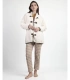 Bata Mujer Admas Lou Lou Returns Beige Borreguito