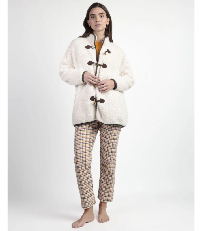 Bata Mujer Admas Lou Lou Returns Beige Borreguito