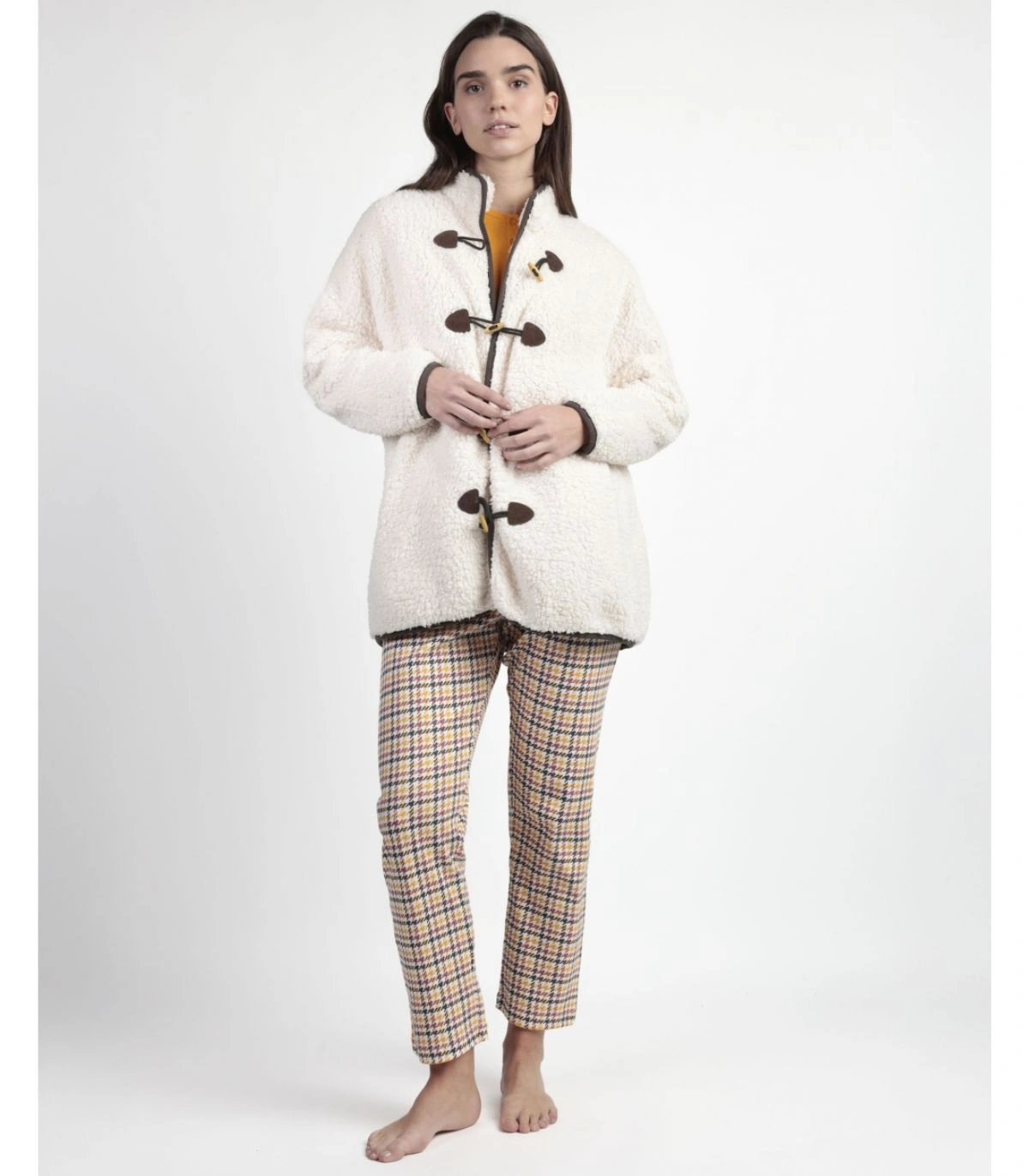 Bata Mujer Admas Lou Lou Returns Beige Borreguito