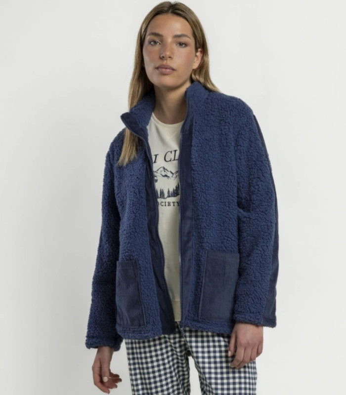 Bata Mujer Calentita Ski Club Azul Admas