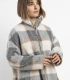 Bata Mujer Sherpa Cuadros Dolce Home Admas