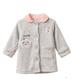 Bata Bebé de Coralina Abotonada "Little Cloud" Yatsi Baby 26200573