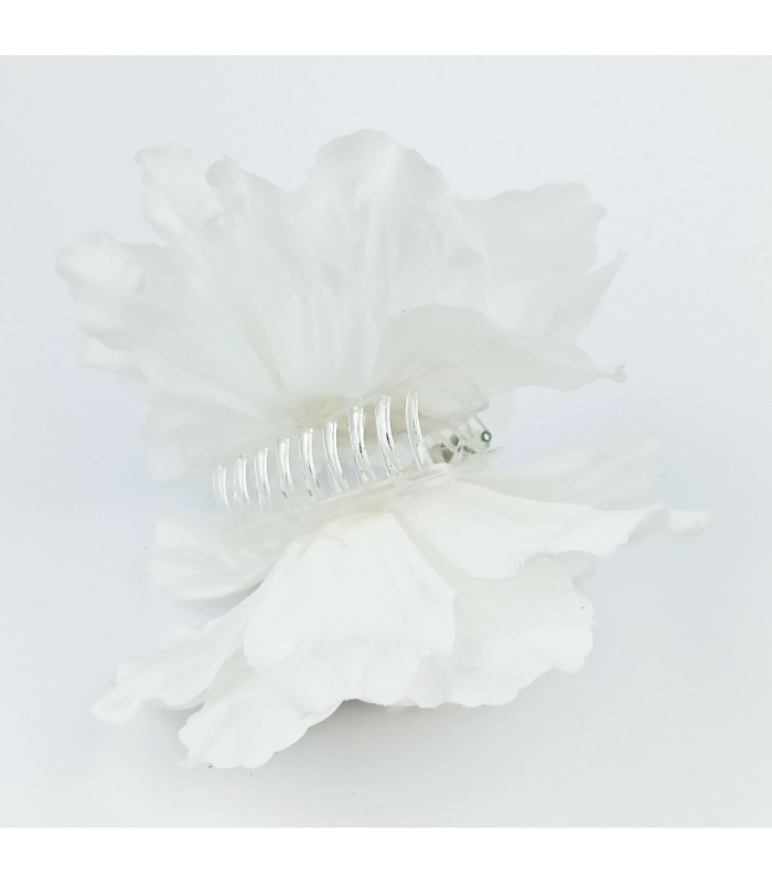 Pinza con Flor Grande. Varios Colores