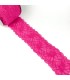 Encaje Nylon Elástico Fuxia. Ancho 8,5 cm