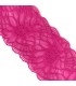 Encaje Nylon Elástico Fuxia. Ancho 8,5 cm
