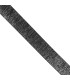 Goma Elástica Metalizada Plateada. 6 cm