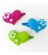 Clip Pelo Corazón. Múltiples Colores