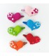 Clip Pelo Corazón. Múltiples Colores
