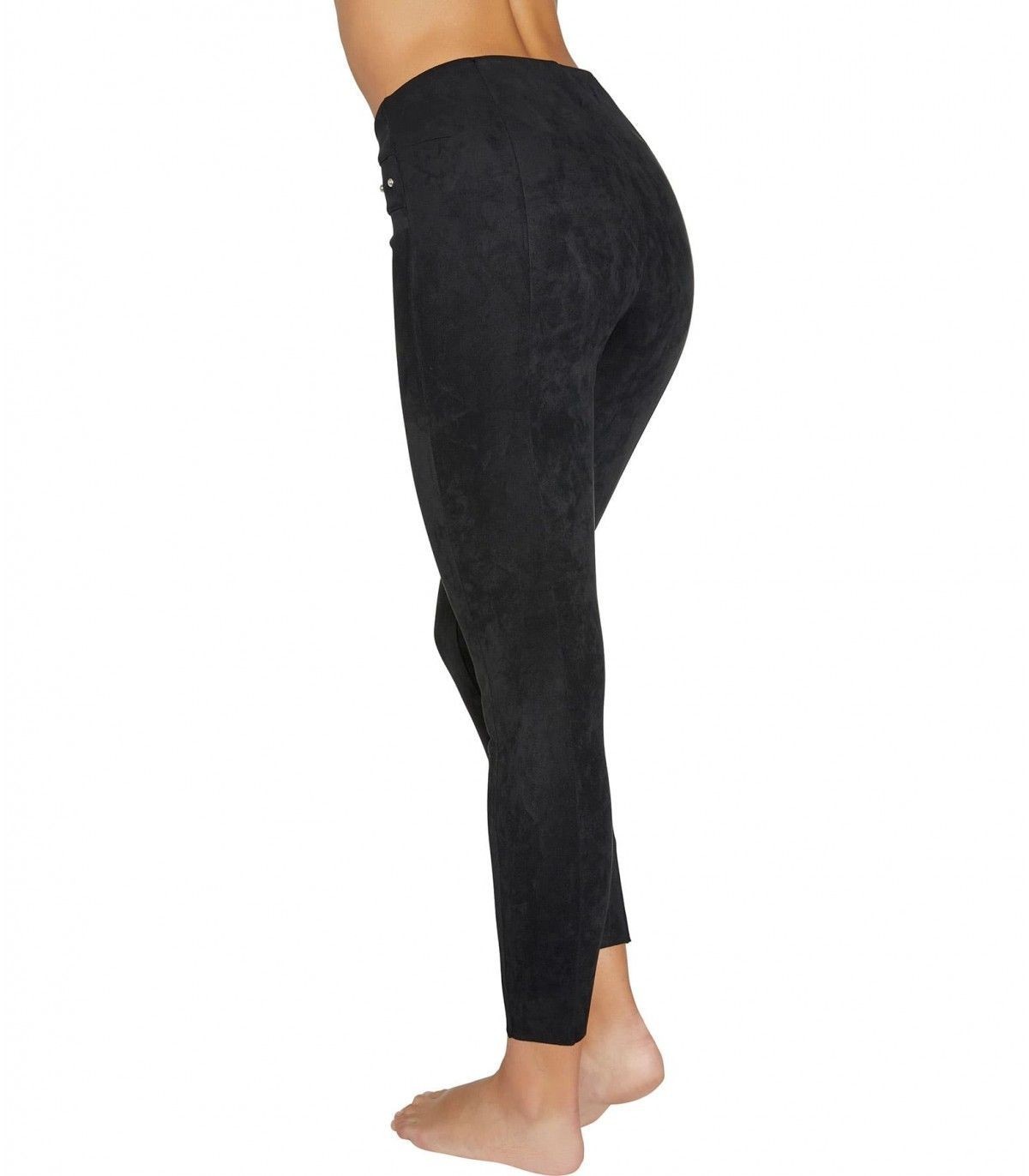 YSABEL MORA Leggings Donna Fantasia Quadri Grigi - Skinny In Poliestere, Viscosa Ed Elastan