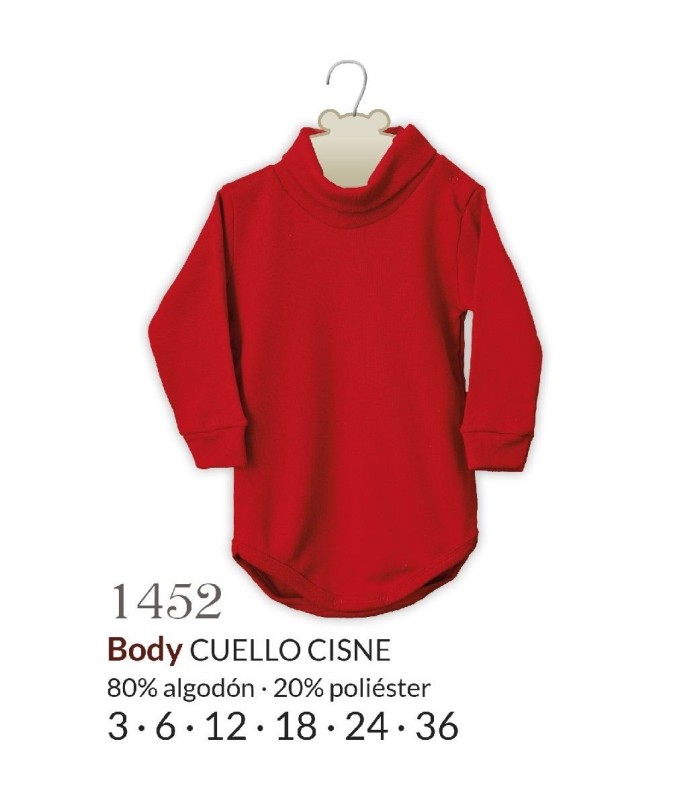 Body Bebé Cuello Cisne  Calamaro 1452