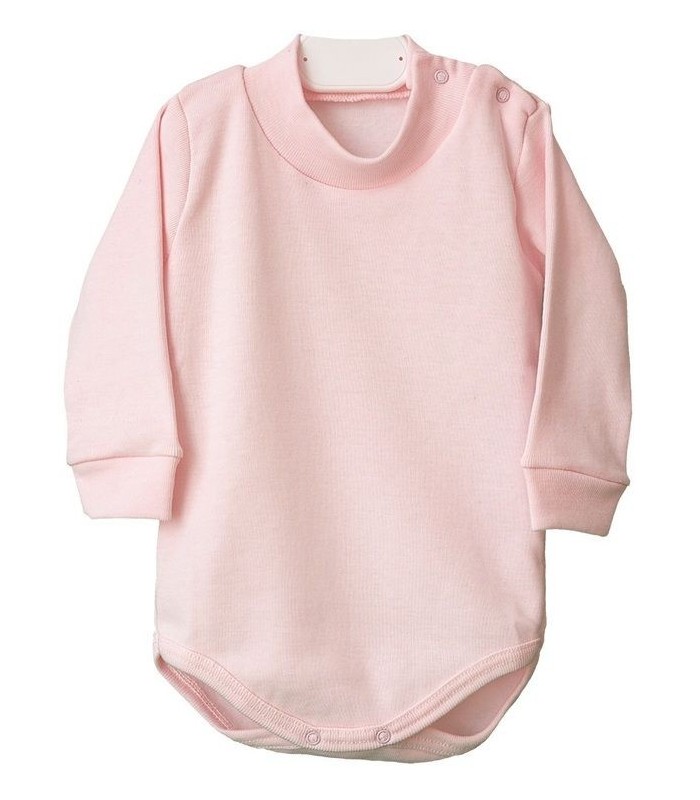 Body de Cuello Semicisne para Bebé Calamaro Baby  Interior Afelpado Suave, Apertura Lateral con Broches