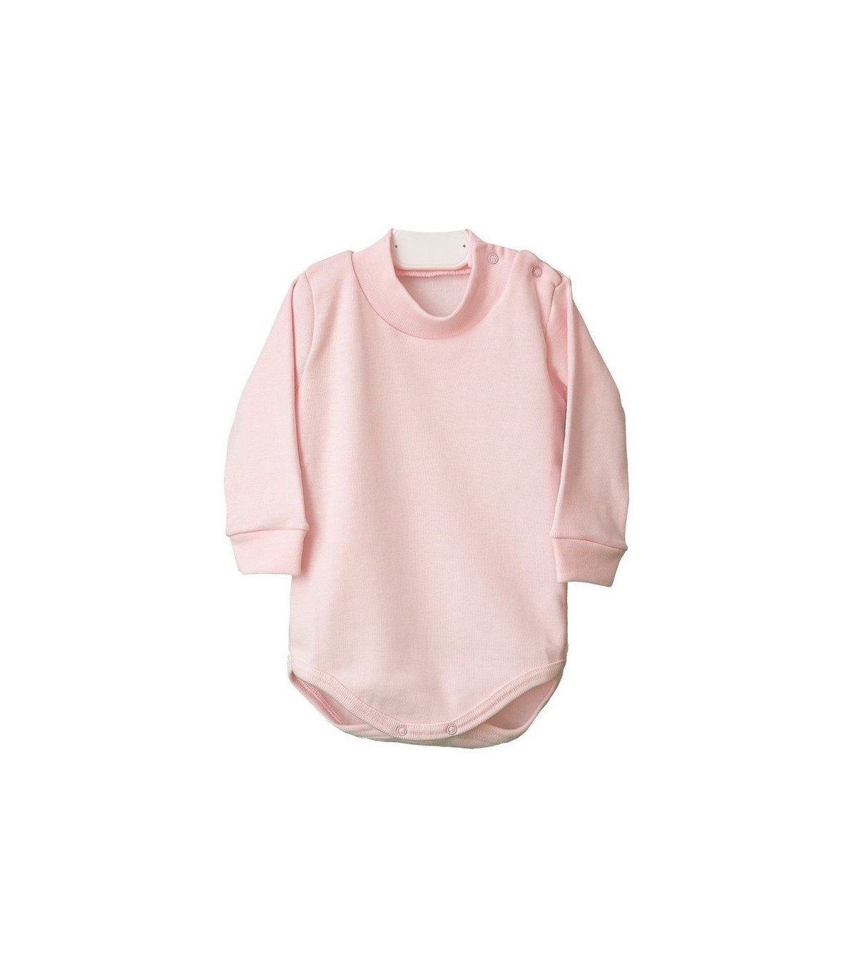 Body de Cuello Semicisne para Bebé Calamaro Baby  Interior Afelpado Suave, Apertura Lateral con Broches
