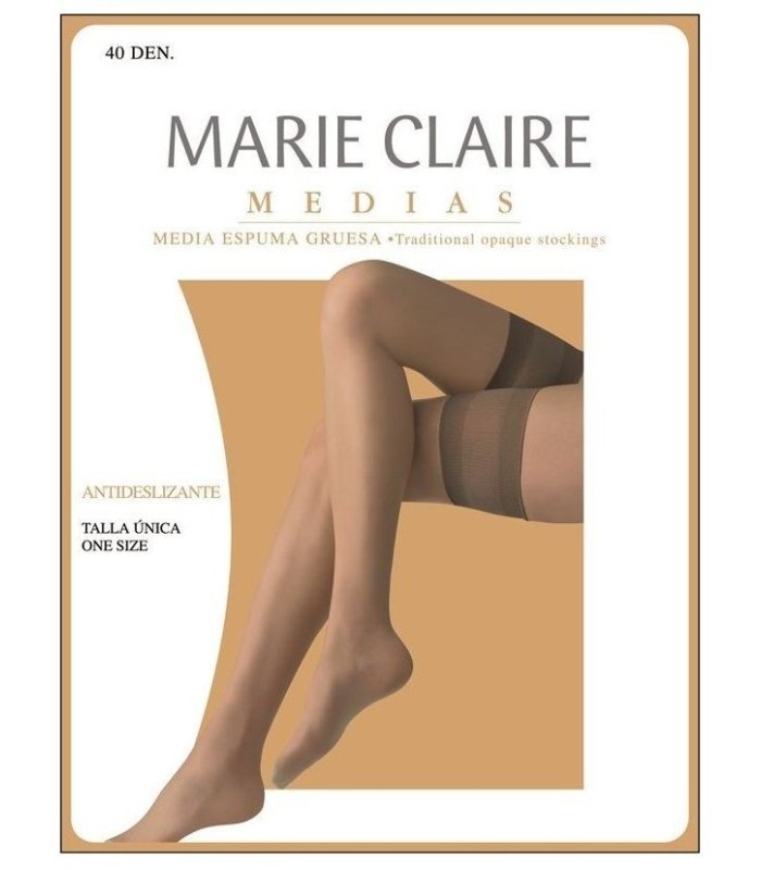 Medias con Liga Espuma Gruesa Marie Claire