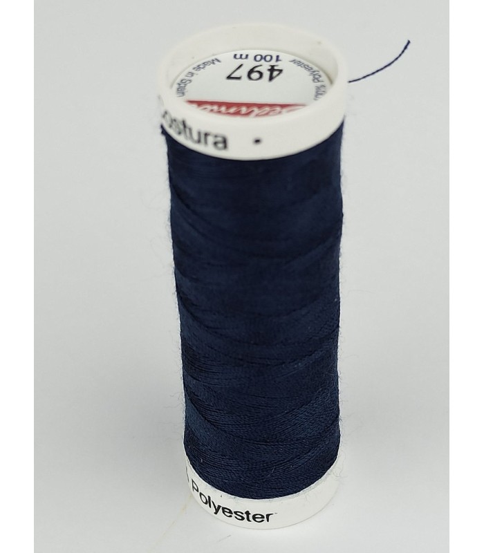 Hilo Coser Poliéster Azul Marino