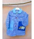 baby colegial bus niño vichy azul bata escolar infantil