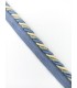 Cordón pestaña bicolor mate de 2,5 cm para costura y decoración